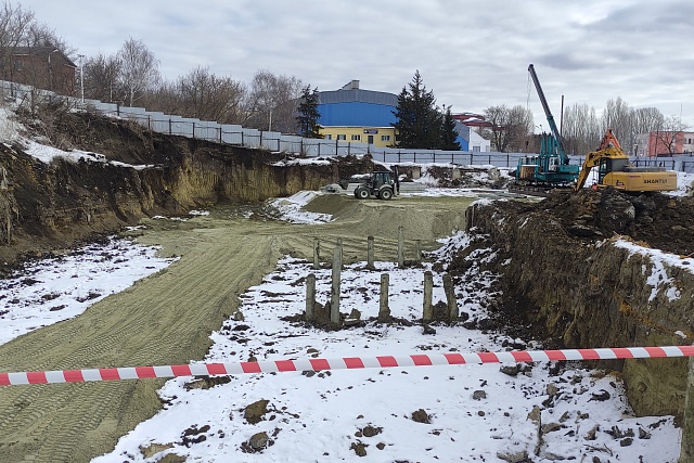 Проверка хода строительства многоквартирного жилого дома